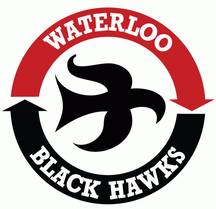 Waterloo Black Hawks 2014-Pres Primary Logo iron on transfers for T-shirts